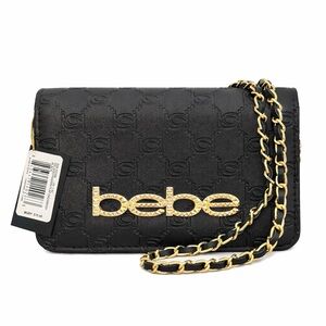 Bebe Black and Gold Chain Crossbody Bag NWT RETAIL $79+
